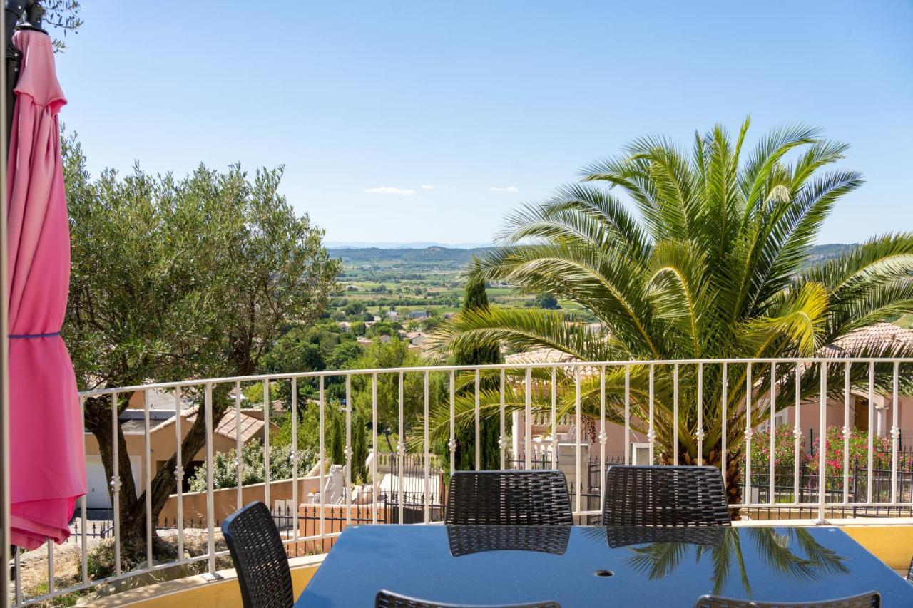 Appartements Vue Panoramique Avec Piscine Et Jacuzzi Langlade Exteriör bild